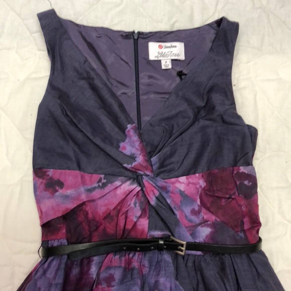 Neiman Marcus Lela Rose Water Color Dress - Picture 4 of 8
